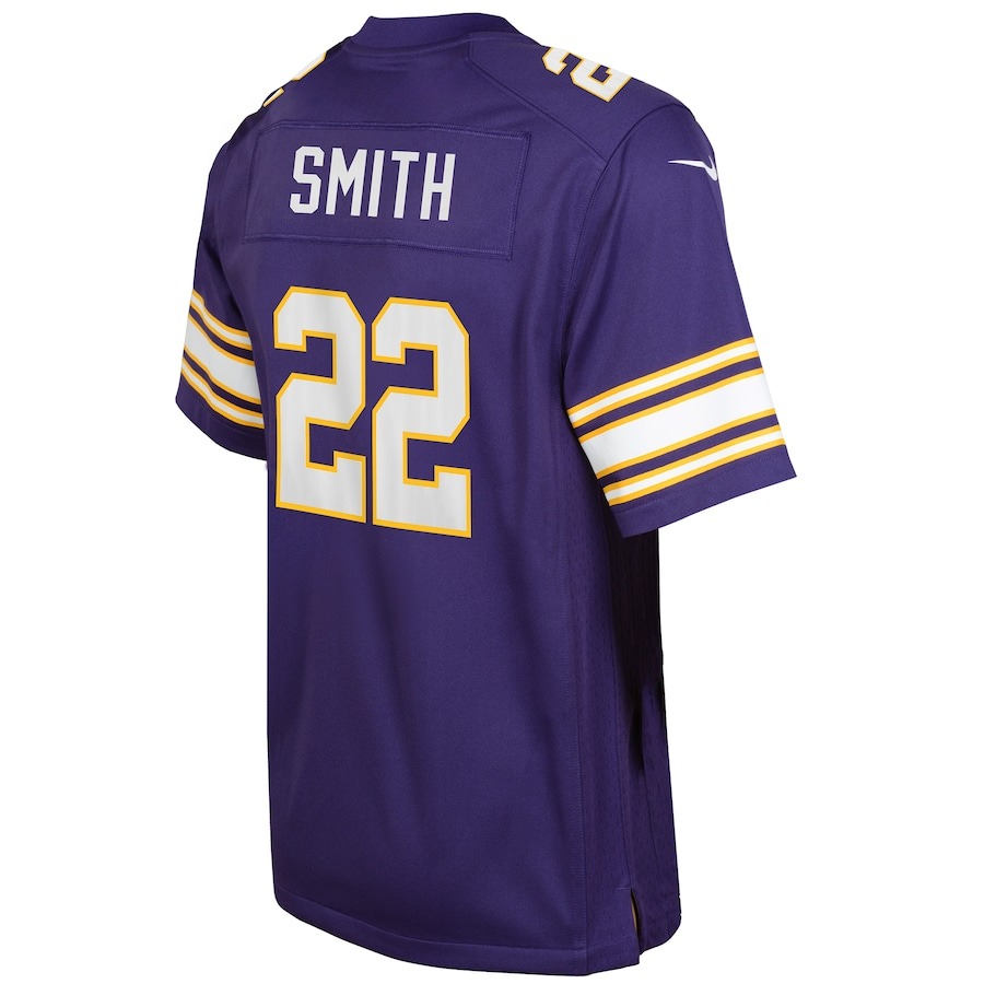 Youth Minnesota Vikings Harrison Smith Nike Purple Game Jersey - ujerseystore