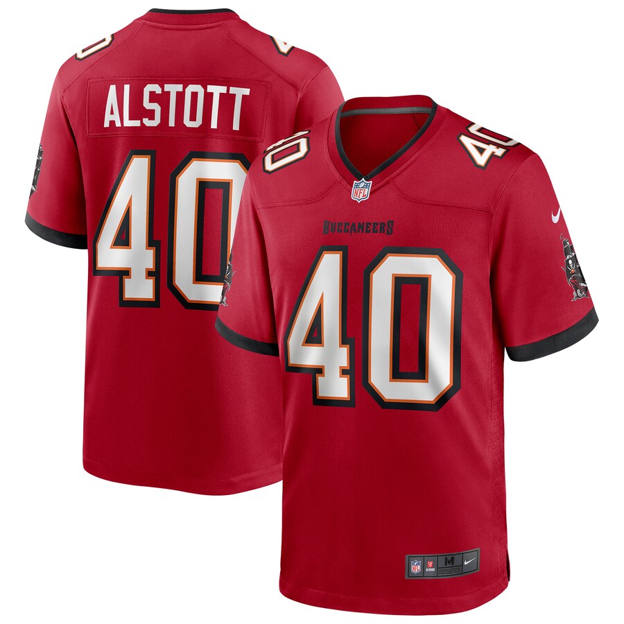 Men's Tampa Bay Buccaneers Mike Alstott Nike Red Retired Player Game Jersey - ujerseystore