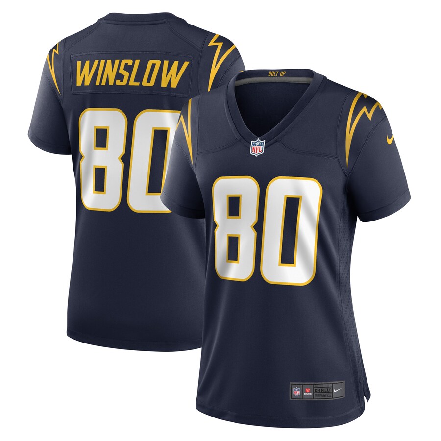 Women's Los Angeles Chargers Kellen Winslow Nike Navy Retired Player Jersey - ujerseystore