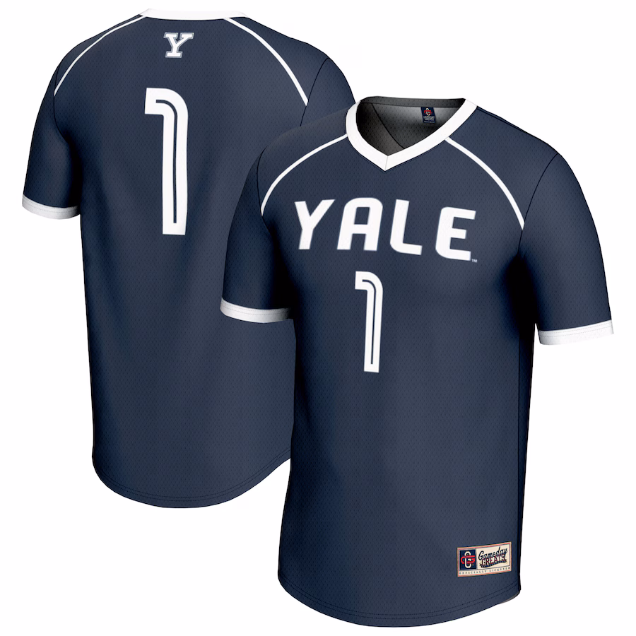 Unisex GameDay Greats #1 Navy Yale Bulldogs Lightweight Women's Lacrosse Fashion Jersey - ujerseystore