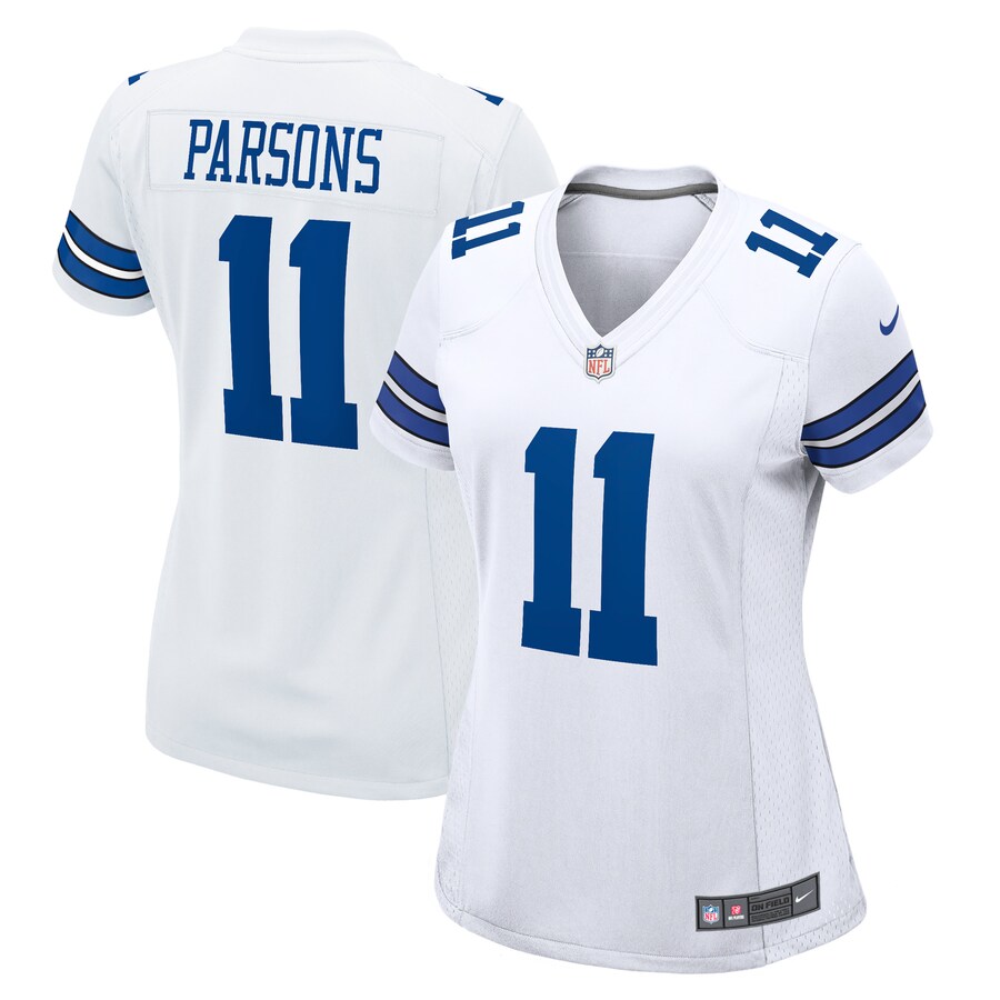 Women's Dallas Cowboys Micah Parsons Nike White Game Player Jersey - ujerseystore