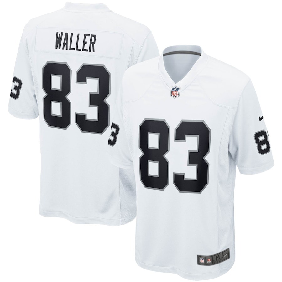 Men's Las Vegas Raiders Darren Waller Nike White Game Jersey - ujerseystore