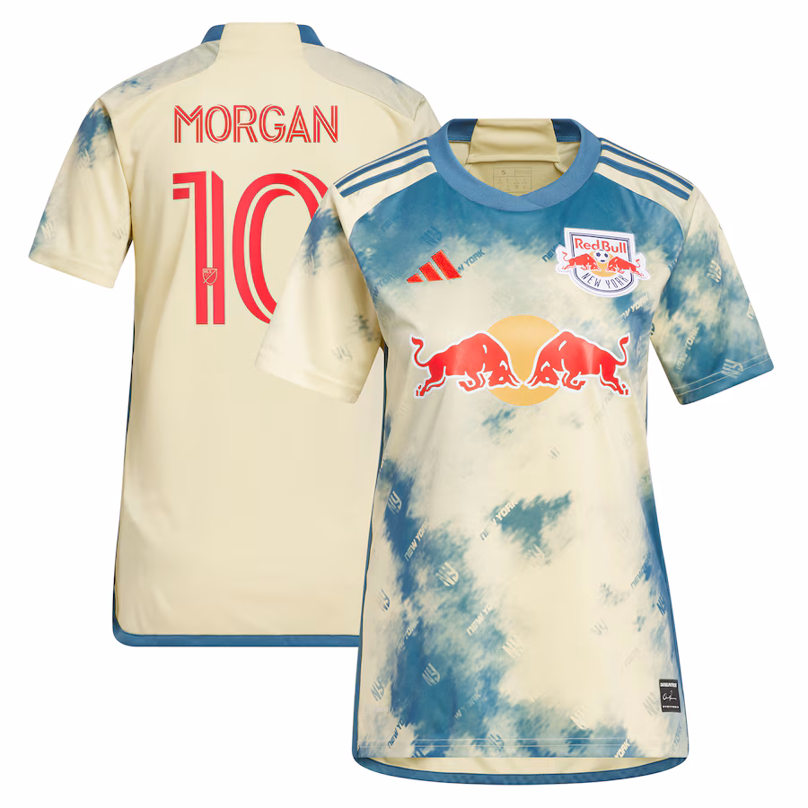 Women's New York Red Bulls Lewis Morgan adidas Yellow 2023 Daniel Patrick Kit Replica Jersey - ujerseystore