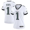 Women's Philadelphia Eagles Jalen Hurts Nike White Game Jersey - ujerseystore