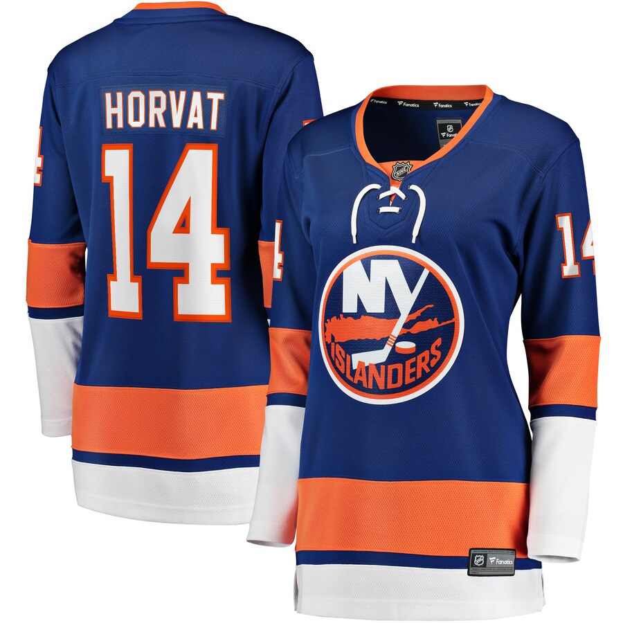 Women's New York Islanders Bo Horvat Fanatics Branded Blue Home Breakaway Jersey - ujerseystore