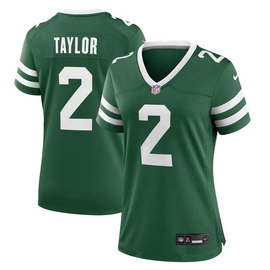 Women's New York Jets Tyrod Taylor Nike Legacy Green Team Game Jersey - ujerseystore