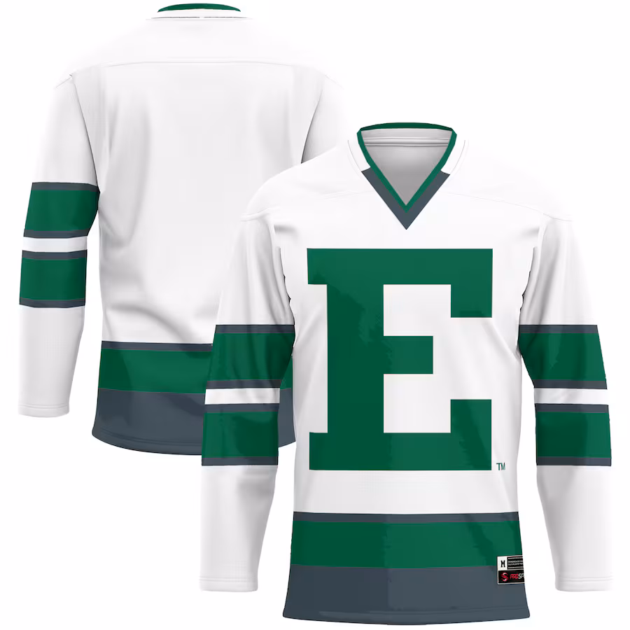 Eastern Michigan Eagles GameDay Greats Hockey Jersey - Green - ujerseystore