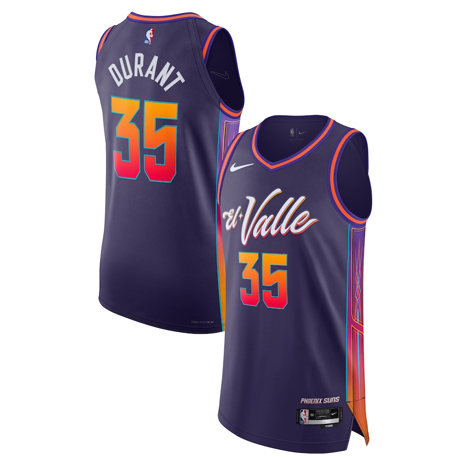 Men's Phoenix Suns Kevin Durant Nike Purple  Authentic Jersey - City Edition - ujerseystore