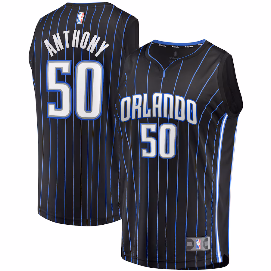 Youth Orlando Magic Cole Anthony Fanatics Black Fast Break Replica Jersey - Icon Edition - ujerseystore