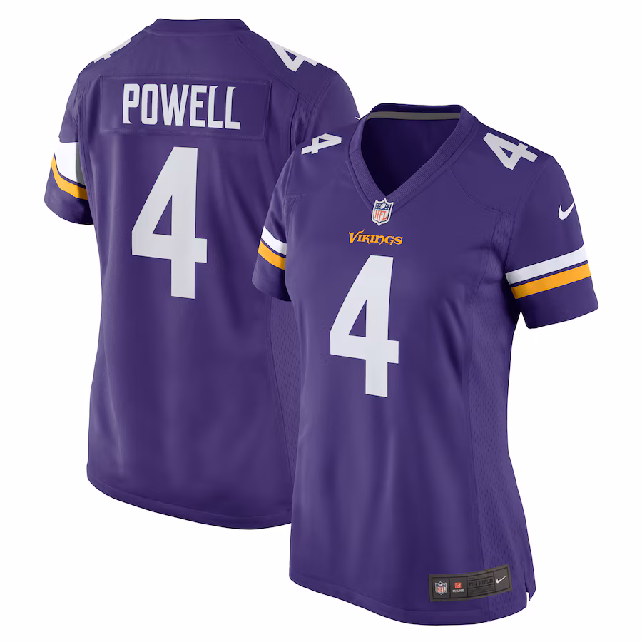 Women's Minnesota Vikings Brandon Powell Nike  Purple  Game Jersey - ujerseystore