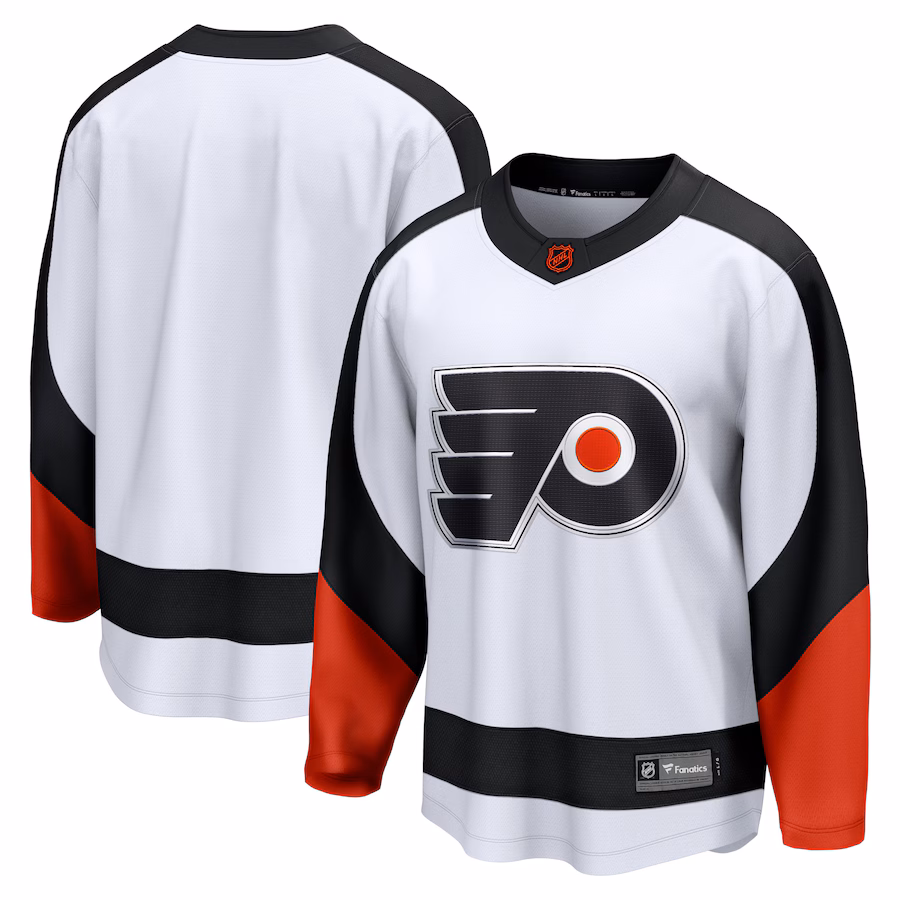 Men's Philadelphia Flyers Fanatics White Special Edition 2.0 Breakaway Blank Jersey - ujerseystore
