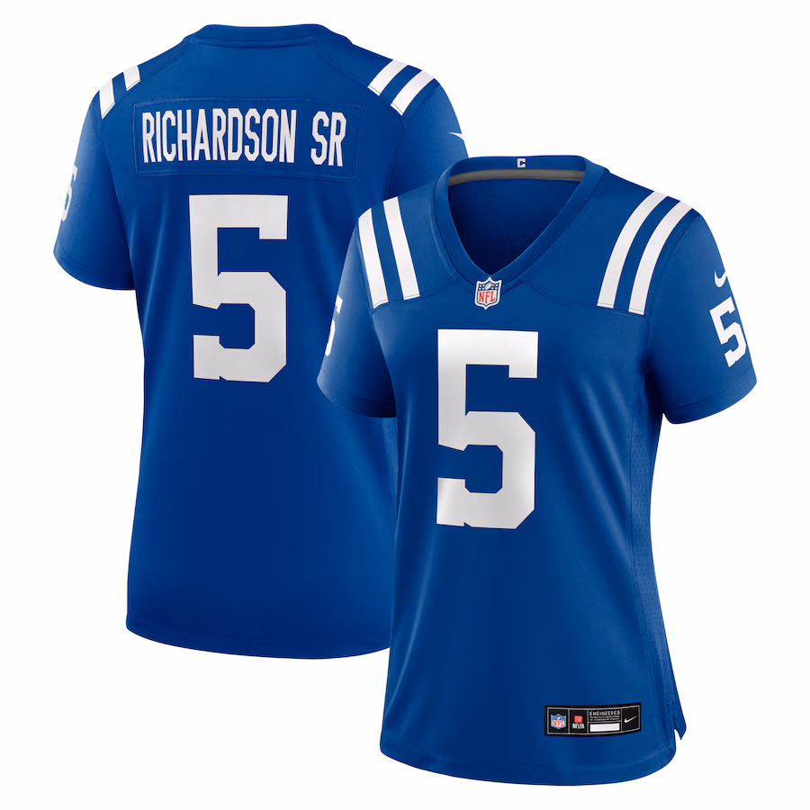 Women's Indianapolis Colts Anthony Richardson Sr. Nike Royal Team Game Jersey - ujerseystore