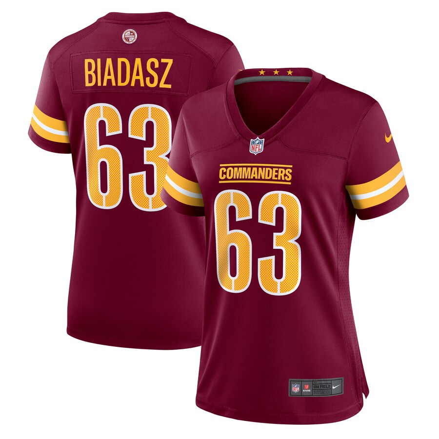 Women's Washington Commanders Tyler Biadasz Nike  Burgundy Game Jersey - ujerseystore