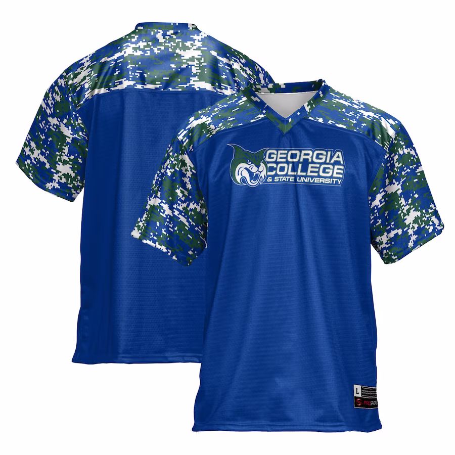 Georgia College Bobcats GameDay Greats Youth  Football Jersey - Blue - ujerseystore