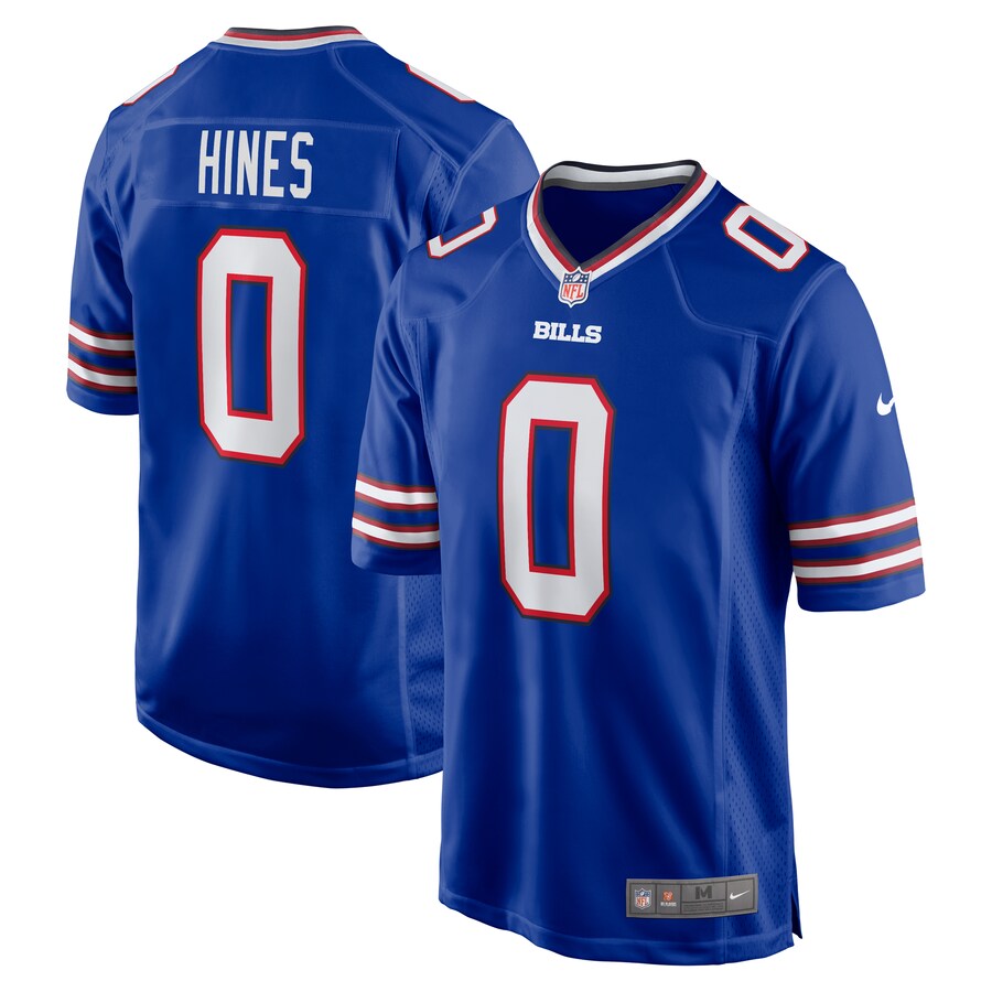 Men's Buffalo Bills Nyheim Hines Nike Royal Game Player Jersey - ujerseystore