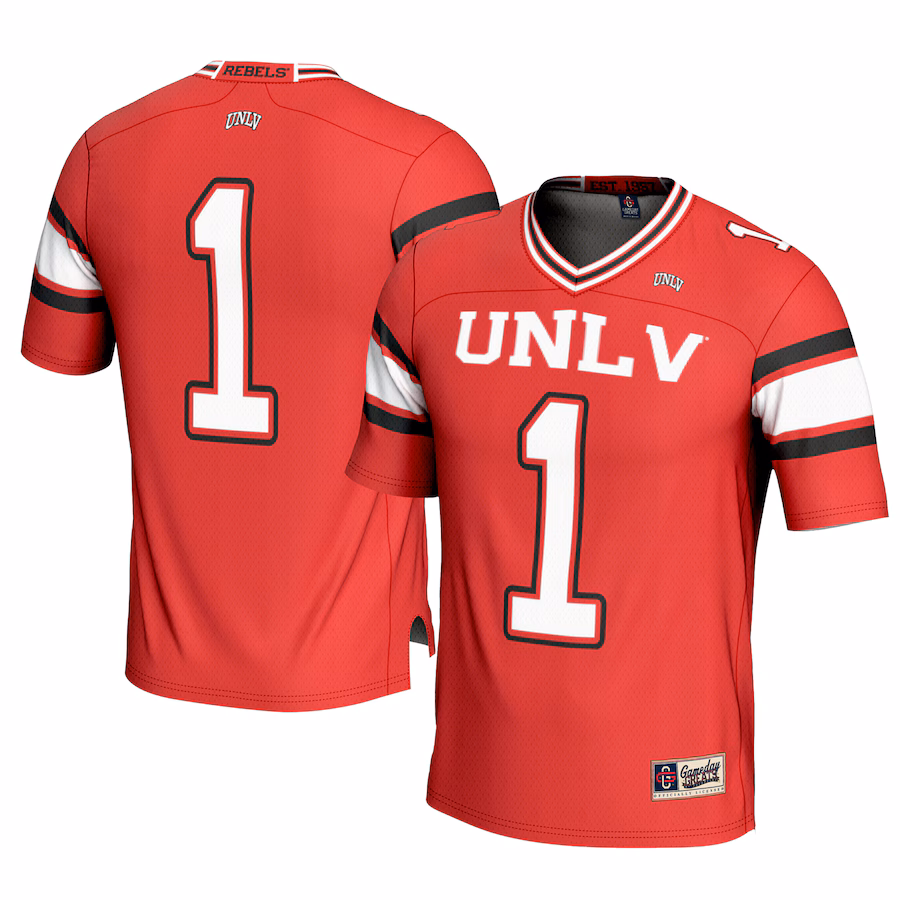 Youth GameDay Greats #1 Scarlet UNLV Rebels Football Jersey - ujerseystore