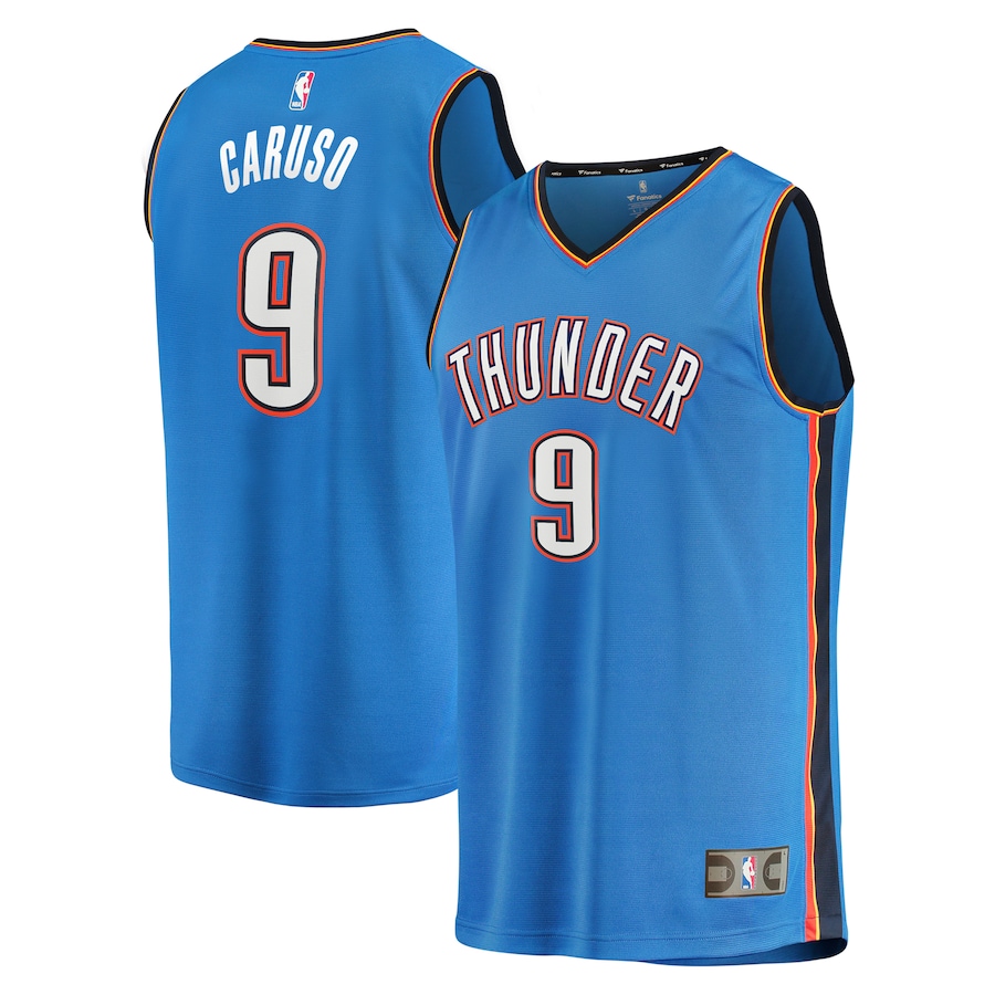 Youth Oklahoma City Thunder Alex Caruso Fanatics Blue Fast Break Replica Player Jersey - Icon Edition - ujerseystore