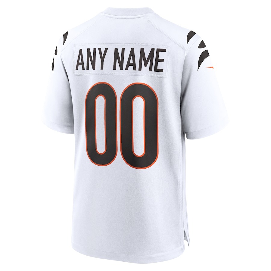 Men's Cincinnati Bengals Nike White Game Custom Jersey - ujerseystore