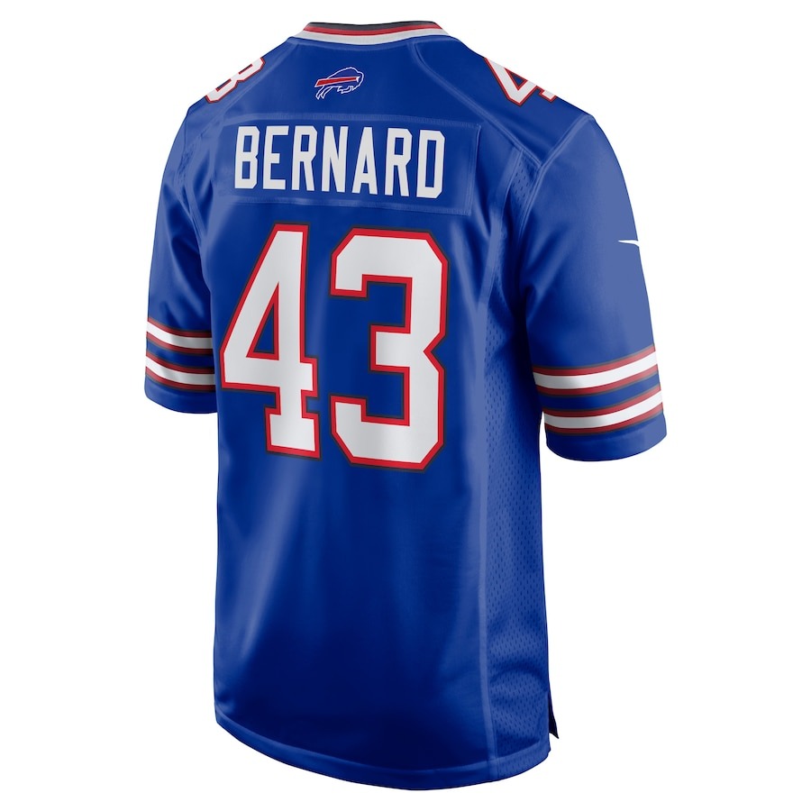Men's Buffalo Bills Terrel Bernard Nike Royal Game Player Jersey - ujerseystore