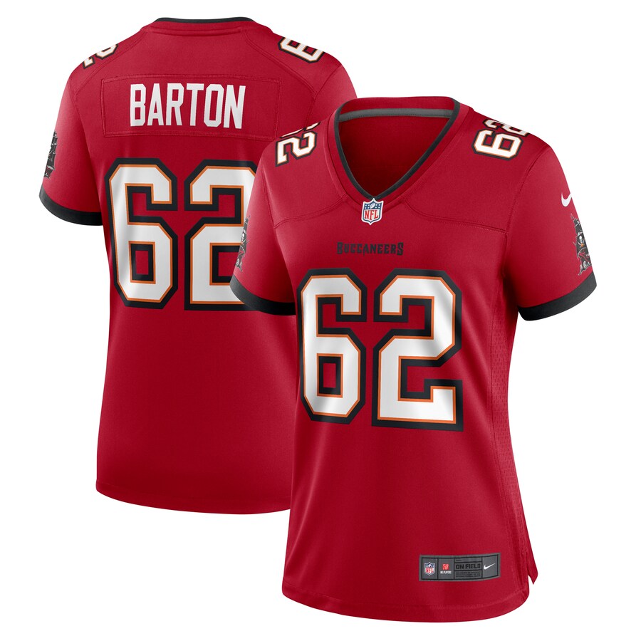 Women's Tampa Bay Buccaneers Graham Barton Nike  Red  Game Jersey - ujerseystore