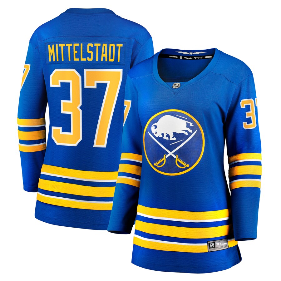 Women's Buffalo Sabres Casey Mittelstadt Fanatics Branded Royal Home Breakaway Player Jersey - ujerseystore