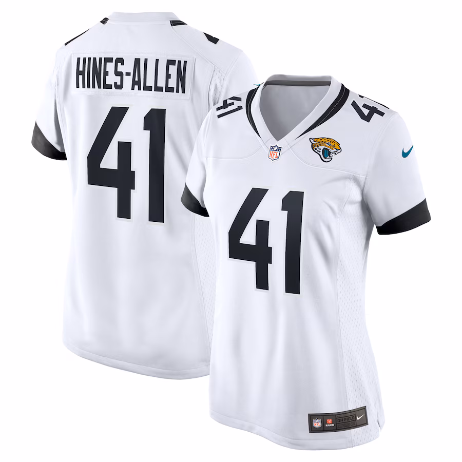 Women's Jacksonville Jaguars Josh Hines-Allen Nike White Player Game Jersey - ujerseystore