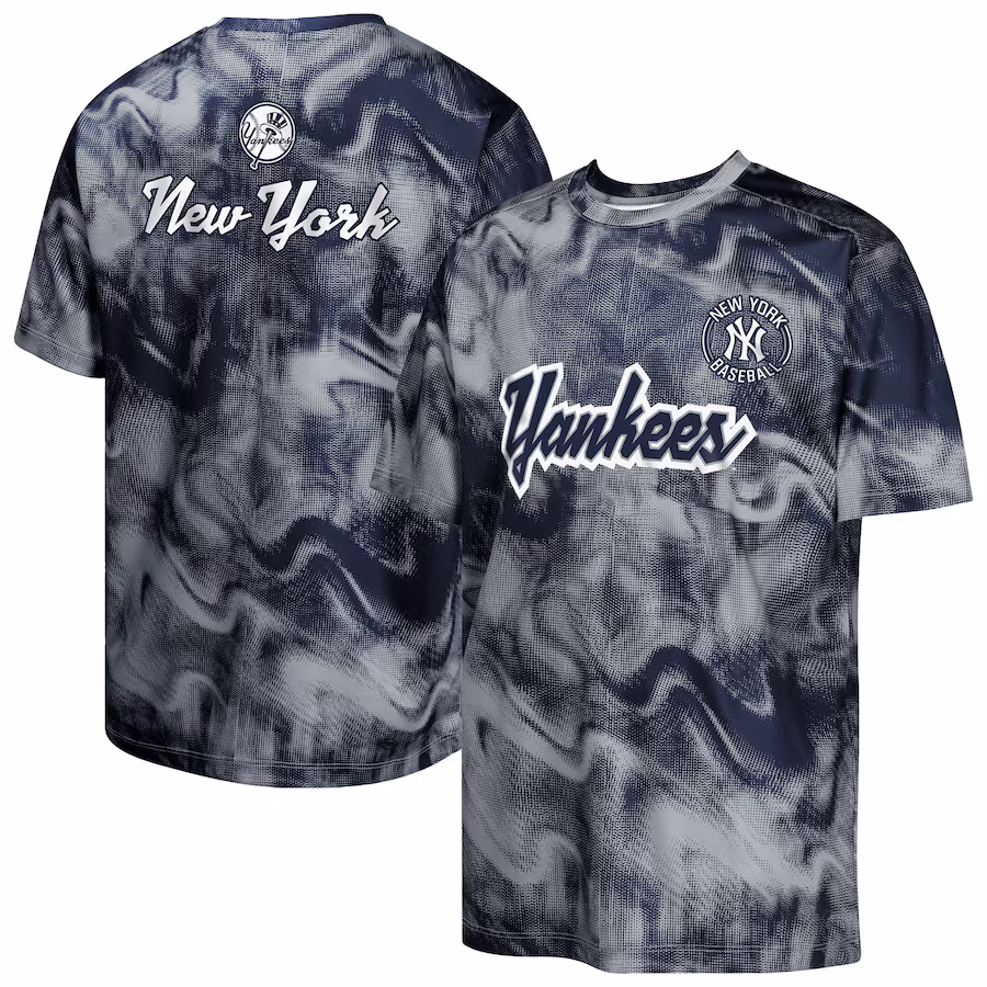 Youth New York Yankees Navy/Gray Pinch Hitter T-Shirt - ujerseystore
