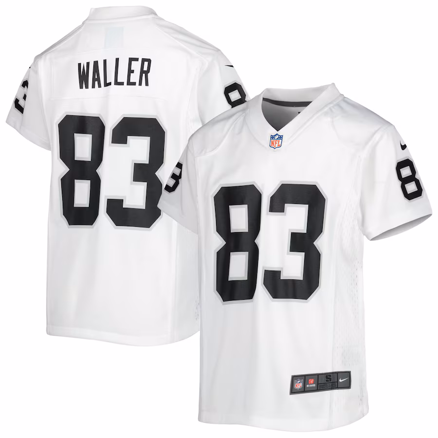 Youth Las Vegas Raiders Darren Waller Nike White Game Jersey - ujerseystore