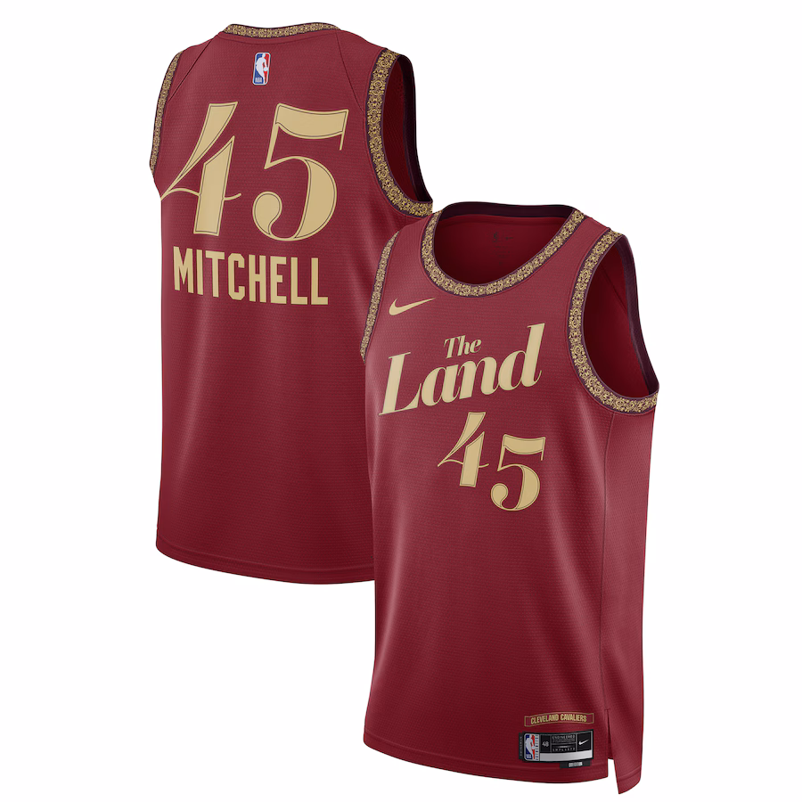 Unisex Cleveland Cavaliers Donovan Mitchell Nike Wine 2023/24 Swingman Jersey - City Edition - ujerseystore