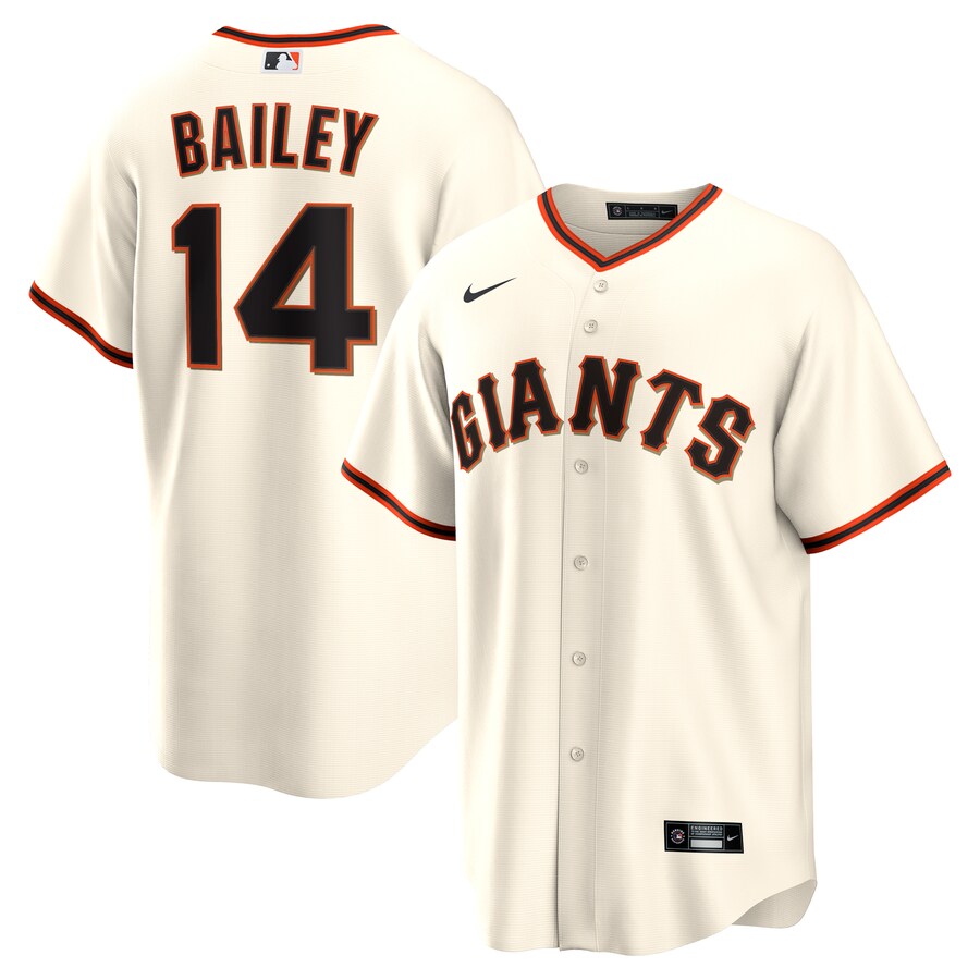 Men's San Francisco Giants Patrick Bailey Nike Cream Home Replica Jersey - ujerseystore