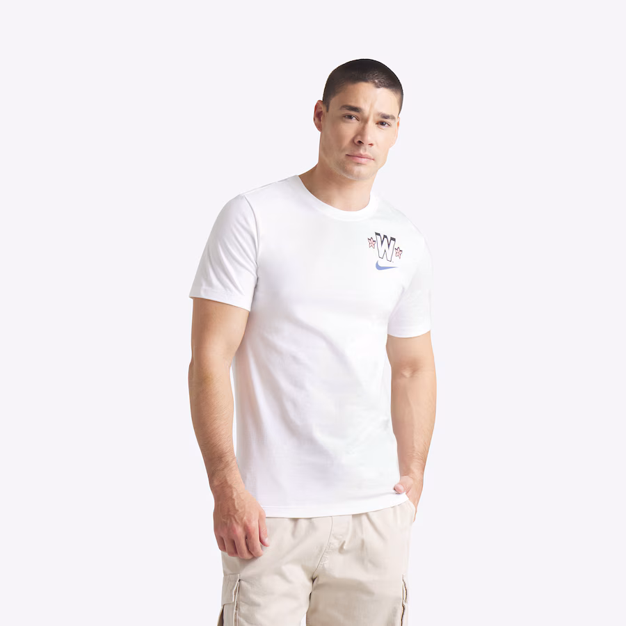 Men's Washington Nationals Nike White 2025 City Connect T-Shirt - ujerseystore