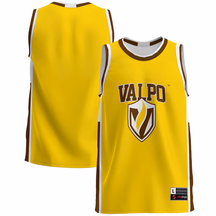 Men's GameDay Greats  Gold Valparaiso Beacons  Lightweight Basketball Jersey - ujerseystore
