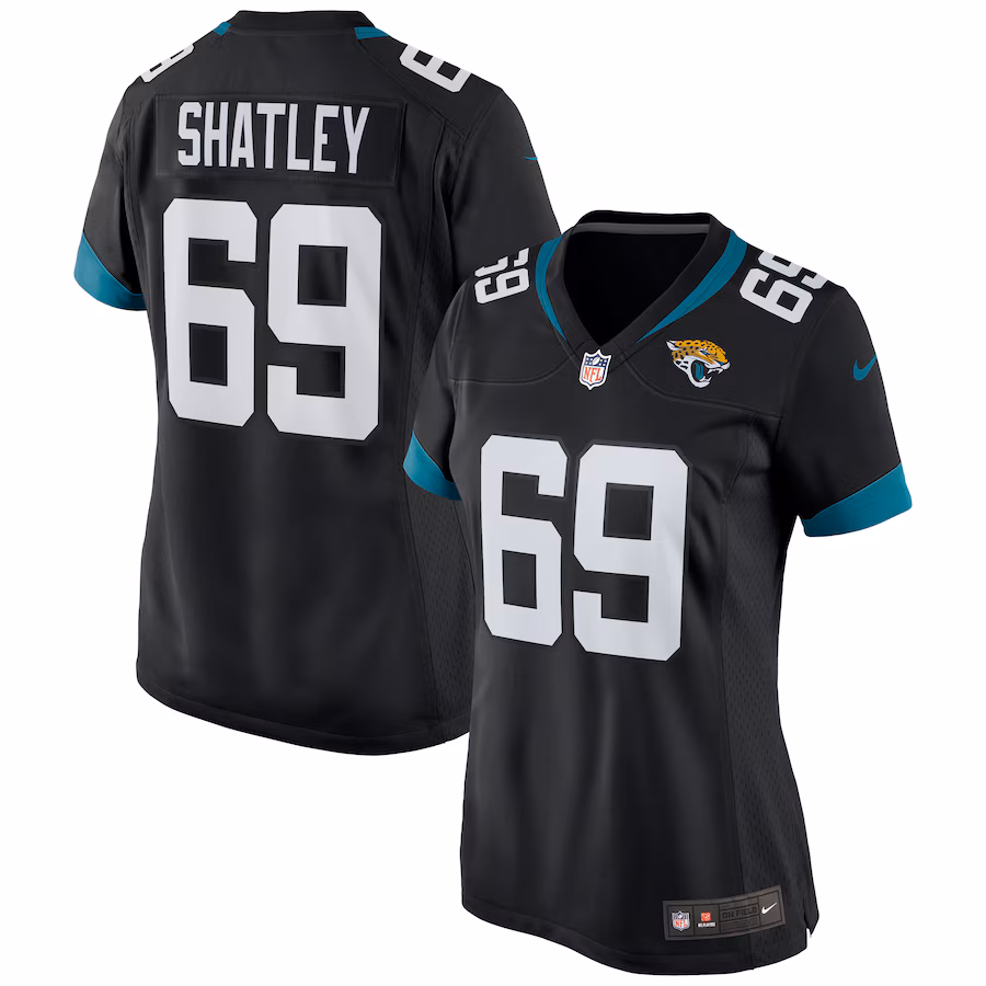 Women's Jacksonville Jaguars Tyler Shatley Nike Black Game Jersey - ujerseystore