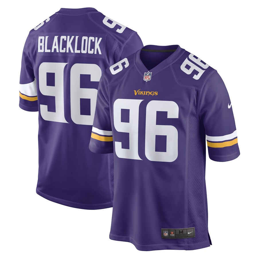 Men's Minnesota Vikings Ross Blacklock Nike Purple Game Player Jersey - ujerseystore