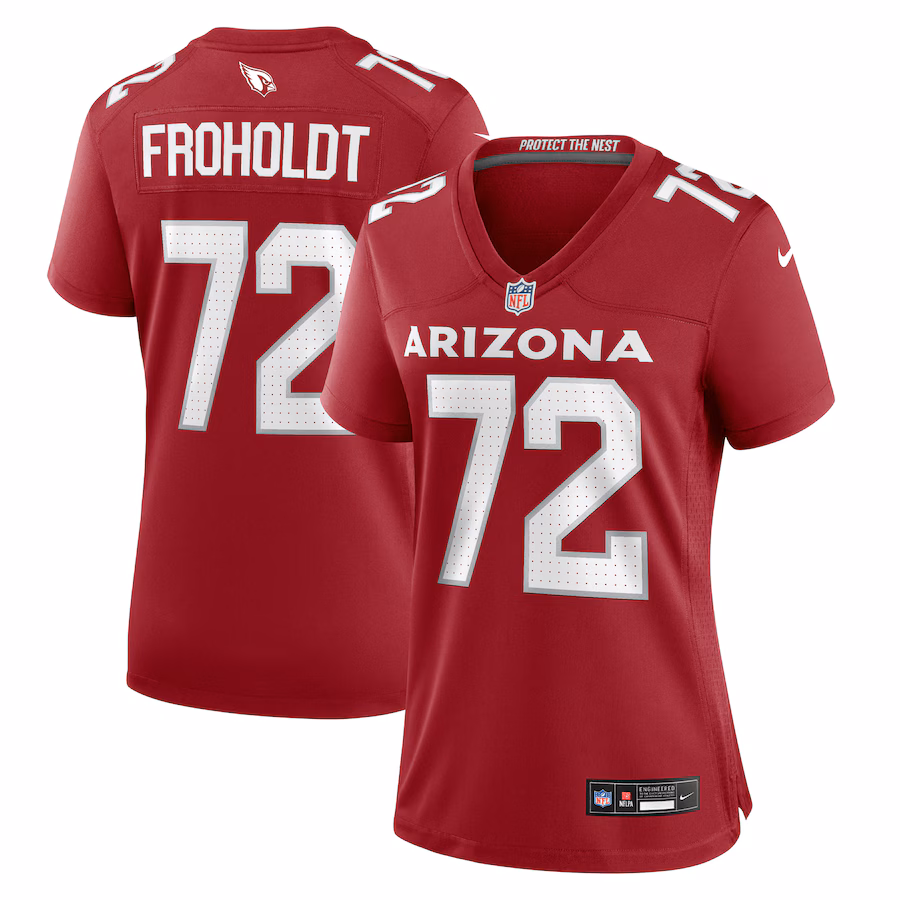 Women's Arizona Cardinals Hjalte Froholdt Nike Cardinal Nike Women's All Player Jersey - ujerseystore