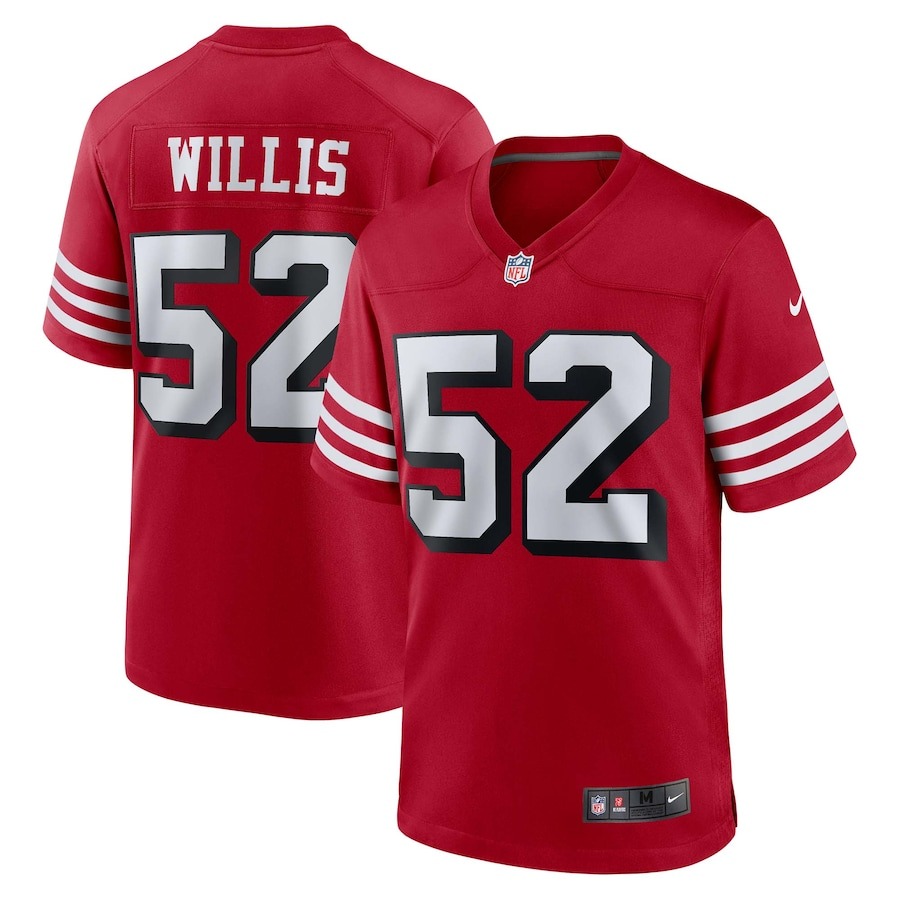 Men's San Francisco 49ers Patrick Willis Nike Scarlet Retired Alternate Game Jersey - ujerseystore