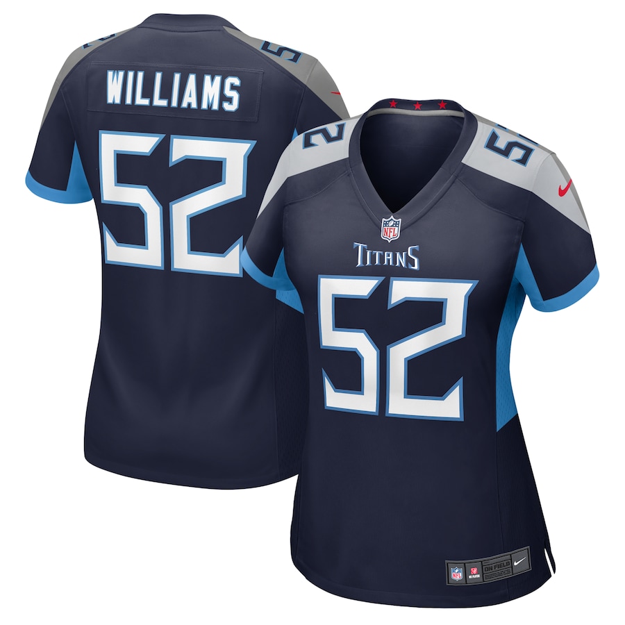 Women's Tennessee Titans James Williams Nike Navy Game Jersey - ujerseystore