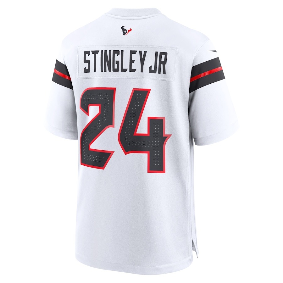 Men's Houston Texans Derek Stingley Jr. Nike White Game Jersey - ujerseystore