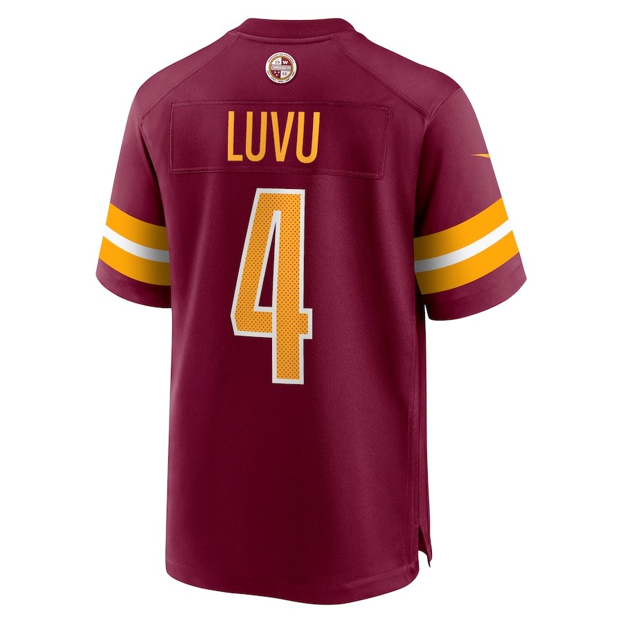 Men's Washington Commanders Frankie Luvu Nike Burgundy Game Jersey - ujerseystore