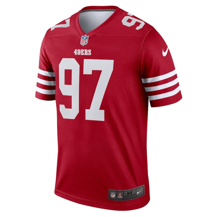 Men's San Francisco 49ers Nick Bosa Nike Scarlet Legend Jersey - ujerseystore