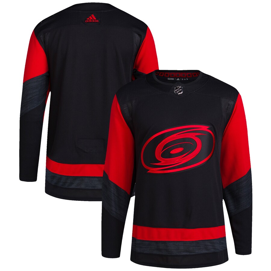 Men's Carolina Hurricanes adidas Black 2023 NHL Stadium Series Primegreen Authentic Jersey - ujerseystore
