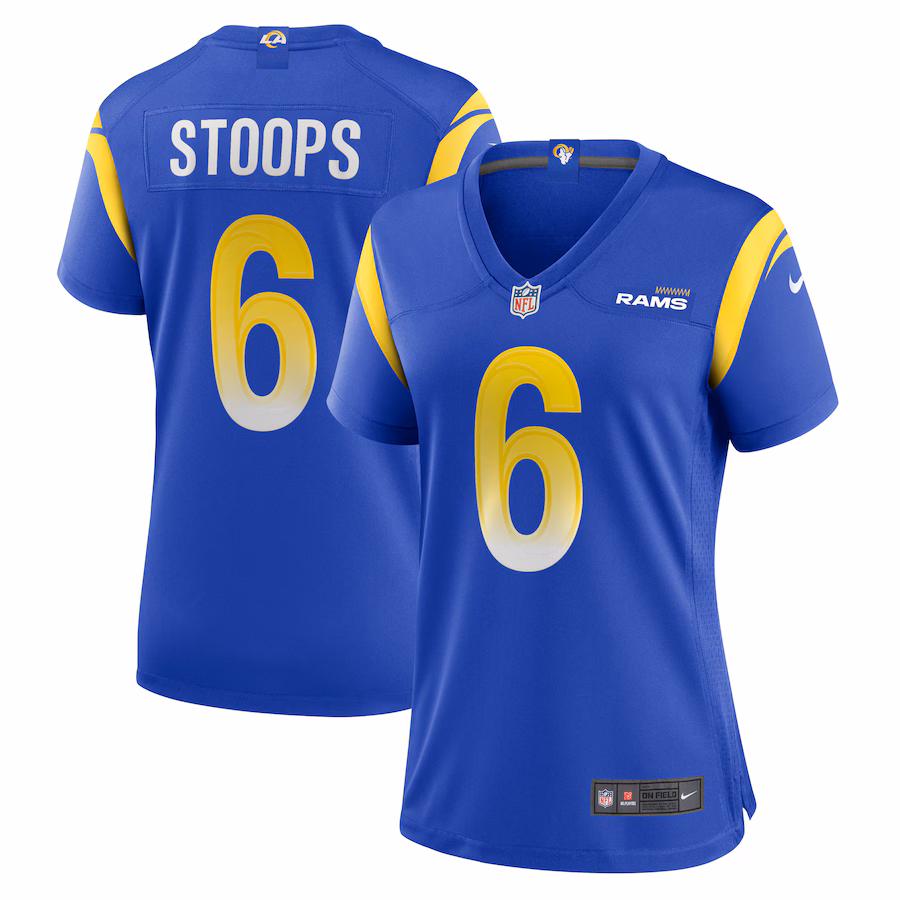Women's Los Angeles Rams Drake Stoops Nike  Royal Game Jersey - ujerseystore