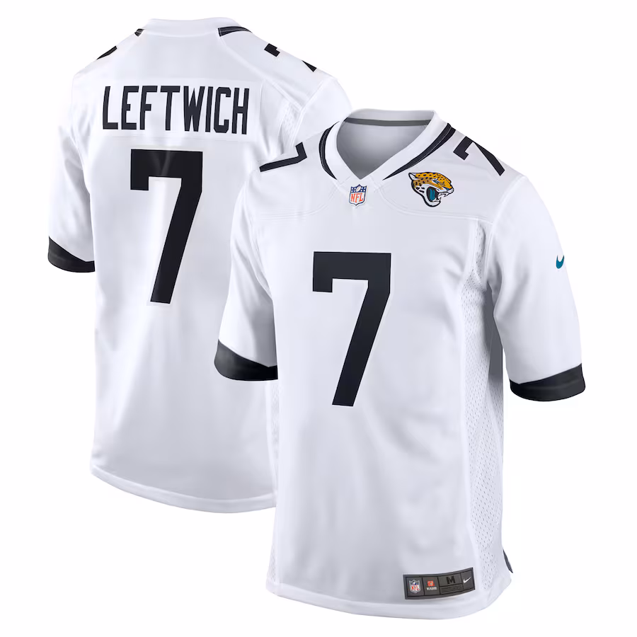 Men's Jacksonville Jaguars Byron Leftwich Nike White Retired Player Game Jersey - ujerseystore
