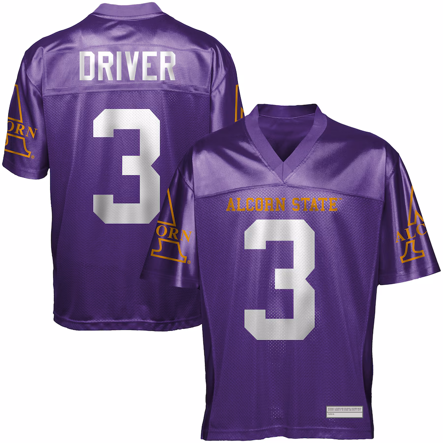 Donald Driver Alcorn State Braves Football Jersey - Purple - ujerseystore