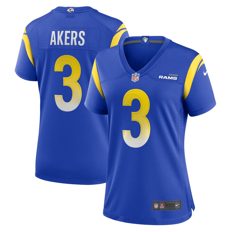 Women's Los Angeles Rams Cam Akers Nike Royal Game Jersey - ujerseystore