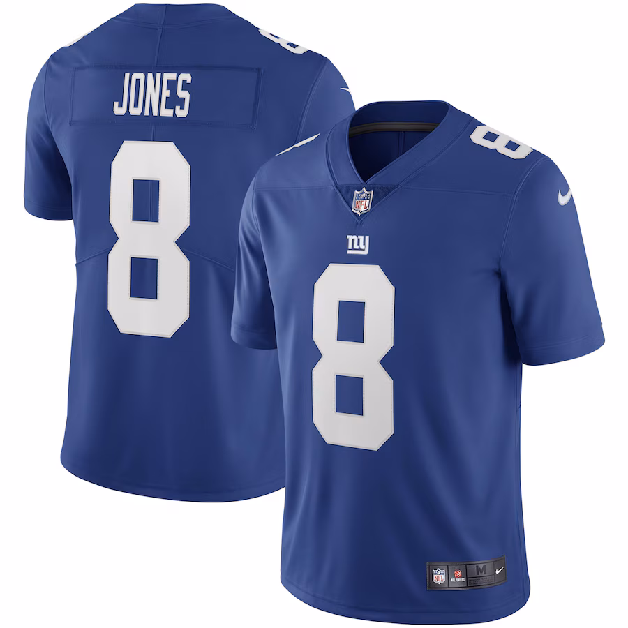 Men's New York Giants Daniel Jones Nike Royal Vapor Limited Jersey - ujerseystore