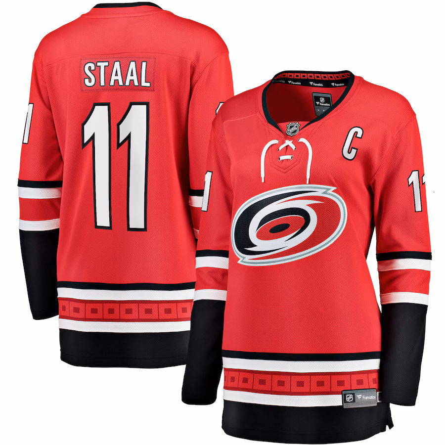 Women's Carolina Hurricanes Jordan Staal Fanatics Red Alternate Breakaway Player Jersey - ujerseystore