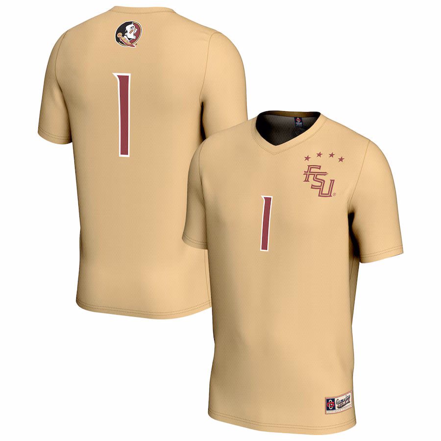 Youth GameDay Greats #1 Gold Florida State Seminoles Lightweight Collegiate Soccer Fashion Jersey - ujerseystore