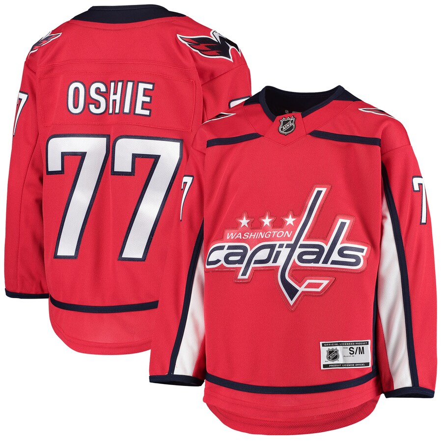 Youth Washington Capitals TJ Oshie Red Home Premier Player Jersey - ujerseystore