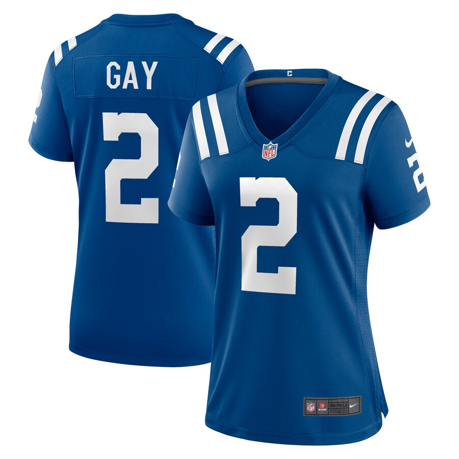 Women's Indianapolis Colts Matt Gay Nike Royal Game Player Jersey - ujerseystore